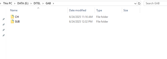 Estrutura de subseções