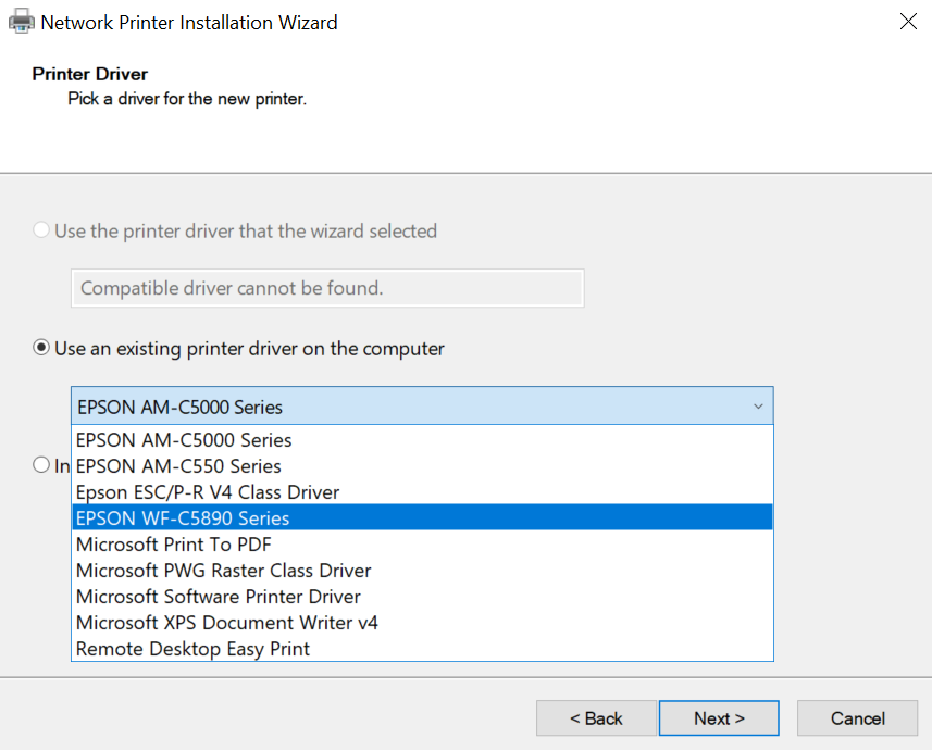 Confirmação de driver