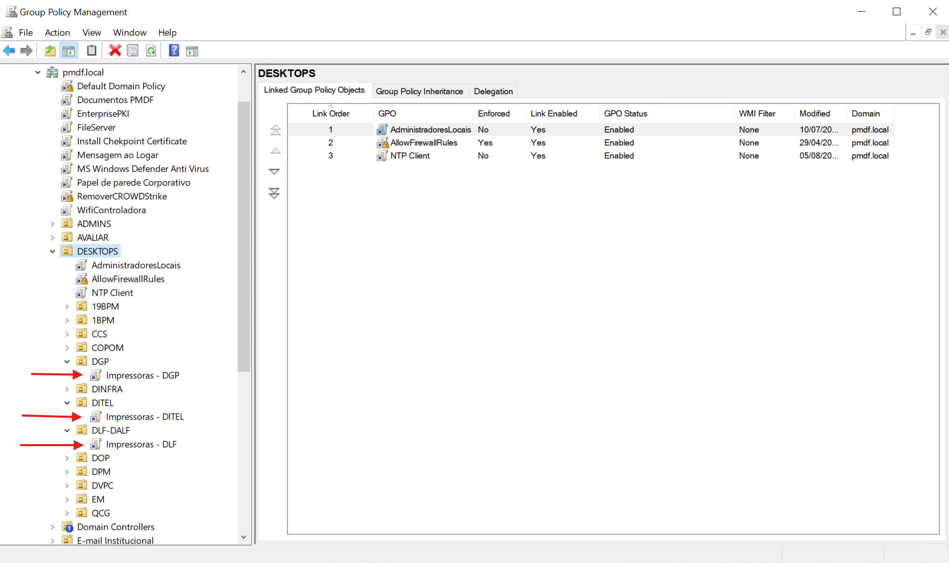 GPO para computadores